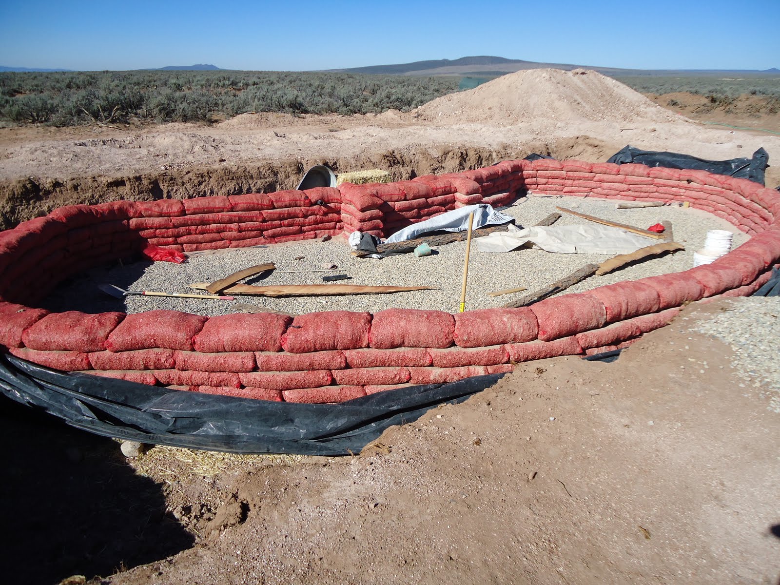 Building An Earthbag Home in Northern New Mexico
