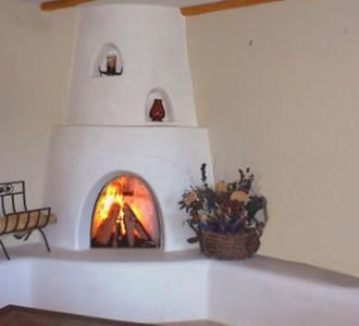 Kiva fireplace