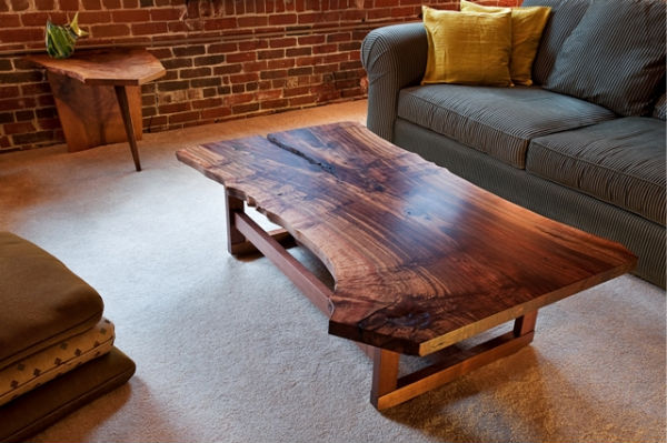 Wood Slab Coffee Table