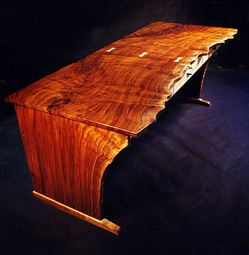 Building a Wood Slab Desk