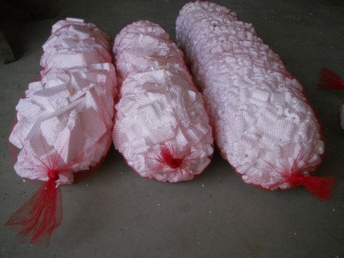 Mesh Bags of Recycled Foam