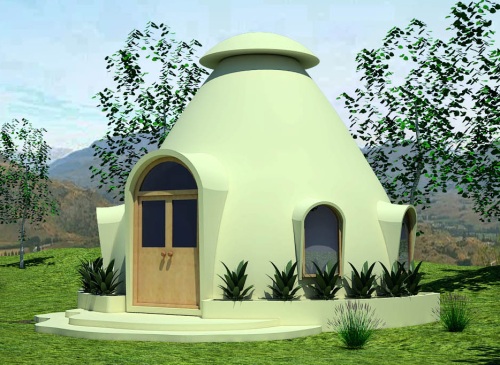 Mindfulness Project Insulated Earthbag Domes (click to enlarge)